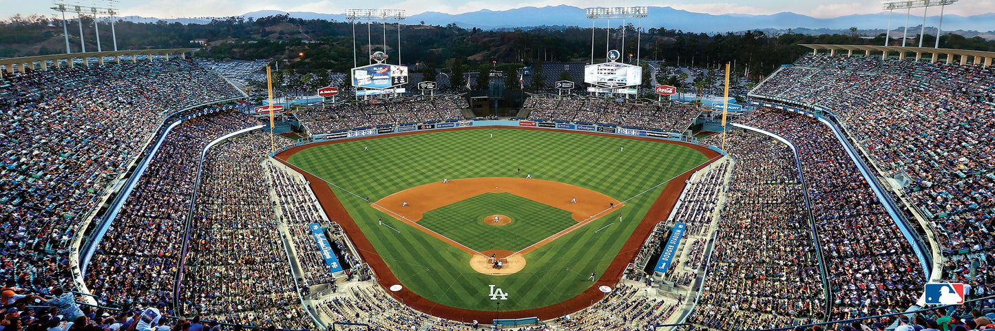 Masterpieces Mlb Los Angeles Dodgers Stadium Panoramic Jigsaw Puzzle, 1000 Pieces