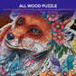 Ravensburger Colorful Fox 150 Piece Wooden Jigsaw Puzzle - 17512 - For Adults And Kids For Age 10 Years Up