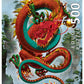 Educa Puzzles - Good Fortune Dragon - 500 Piece Puzzle - 19003