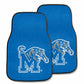 FANMATS 5455 Memphis Tigers Front 2-Piece Team Logo Carpet Car Mat Set, Front Row Automotive Floor Mats, Non-Slip Backing, Team 