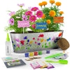 Paint & Plant Flower Growing Kit For Kids - Best Birthday Crafts Gifts For Girls & Boys Age 5 6 7 8-12 Year Old Girl Gift Ideas 
