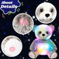 Cuteoy Led Musical Panda Light-Up Stuffed Animal Singing Glowing Plush Adjustable Volume Lullaby Toy Gifts For Kids Toddler Girls Birthday Christmas Plushies, 13'