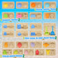 REZUCREY Beach Toys, Collapsible Sand Toys for Toddlers, Sand Bucket and Shovels Set with Mesh Bag Cute Sand Molds, Travel Sand