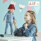 Dollfun World Girls 18 Inch Fashion Doll Set Katie(Australia) Fashion Dress Up Doll With Hair For Styling, Clothes, Shoes And Accessories. Silver Blonde Hair And Blue Eyes, Caucasian