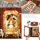 FUNPOLA 3D Puzzle Nightlight - DIY LED Book Lamp, Wood Decor for Kids & Adults, Alice in Wonderland Model