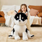 IKASA Giant Husky Stuffed Animal Plush Toy, 23" Fluffy Polyester Plush, Cute Gifts for Kids, Model 6636670