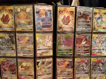 Pokemon 100+ Rainbow Rare Cards Binder Collection Includes 5 foils in Any Combination and at Least 1 of The Following Cards, EX