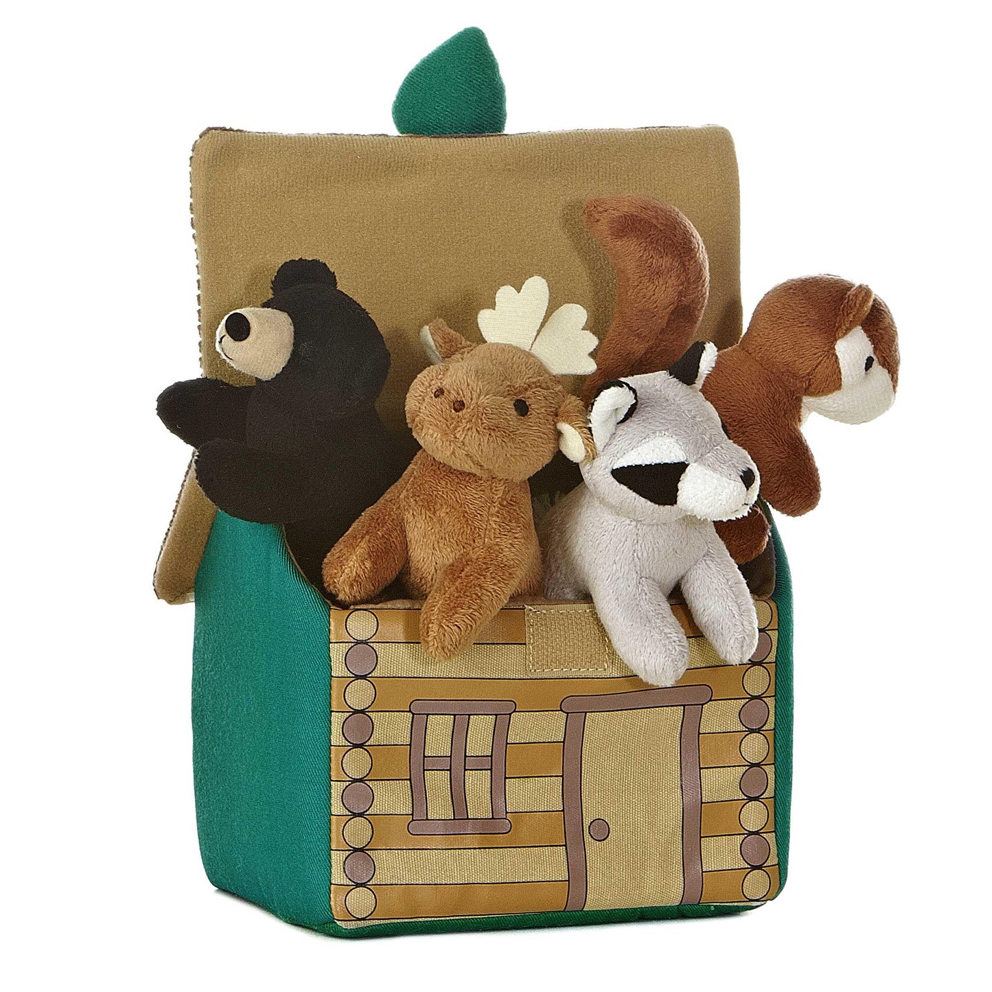 Aurora Engaging Baby Talk My Forest Friends Baby Stuffed Animal - Sensory Delight - Interactive Learning - Multicolor 7 Inches