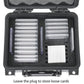 Case Club 25-41 Graded Card Slab Carrying Case - Slotted Storage Fits Psa/Bgs/Fgs Graded Slabs - Sports/Trading Collector Box For Graded Cards - Travel Holder For Slabs/Sleeves/Loose Cards