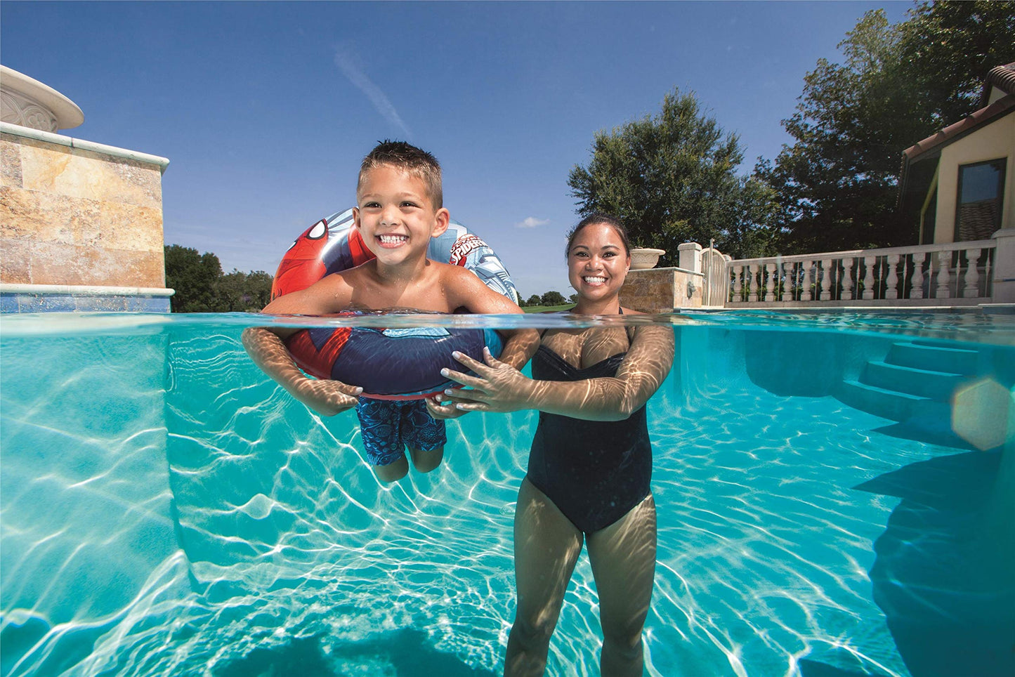 Bestway 1098003Xxx21 6942138919585 Spider-Man 22-Inch Swim Ring, 22 Inch