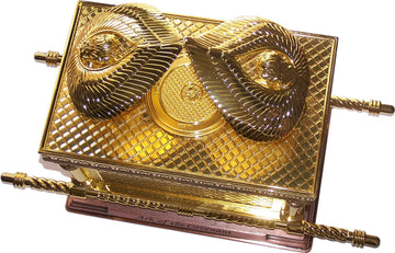 Shofars From Afar Large Ark of The Covenant - Copper Base, Gold Finish