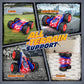 Tecnock Spider Remote Control Car for Kids, 2.4GHz RC Car with Type-C Easy Charging, 4WD Double Sided 360 Rotates and Flips RC S