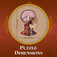 Genius Games Human Head Anatomy Puzzle - Adult Jigsaw Puzzles Unique Gifts For Kids Educational Science - 441 Piece Teen Floor Puzzle - Genius Games Dr. Livingston