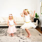 Little Adventures Shimmer Wings Costume Dress Up - Machine Washable Girl Pretend Play and Party Outfit (Gold)