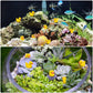 240 Pieces Mini Resin Ducks, Yellow Tiny Duck Figurines Bulk for Garden Micro Landscape Aquarium Dollhouse Potted Plants Decorat