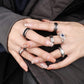 Fasacco Anxiety Ring For Women Fidget Rings For Anxiety Spinner Ring Figit Spinning Ring Anti Anxiety Ring For Women Men Size 12