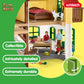 Schleich Farm World - Large Farm House, 97-Piece Toy Farm House with 3 Rooms, Farmer Figurines and Multiple Animal Toys with Acc