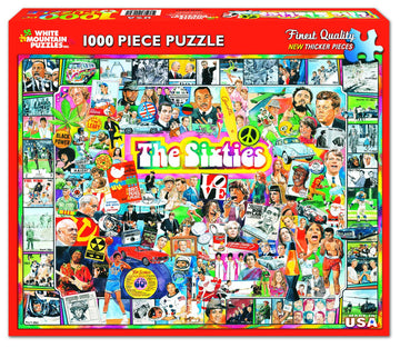White Mountain Puzzles The Sixties - 1000 Piece Jigsaw Puzzle