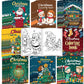 Enxhz 48 Pack Christmas Coloring Books for Kids Girls Boys, Bulk Coloring Books Xmas Holiday Party Favors Gifts, Xmas Stockings 