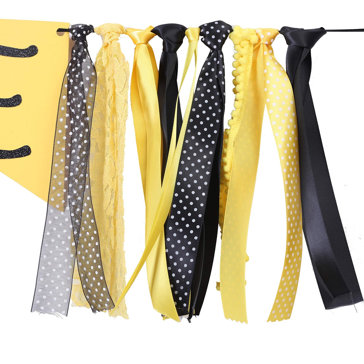 Little Bee 1st Birthday High Chair Banner - Yellow High Chair Banner, Sweet Party Decoration, Bee Day Theme, Picnic