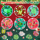 Lawoho 6 Packs Red & Green Slime Kit - Cloud Slime, Butter Slime & Clear Slime, Glow In The Dark Slime Add-Ins With Glowing Charms, Slime Kit For Kids St. Patrick'S Day Party Favors Halloween Easter