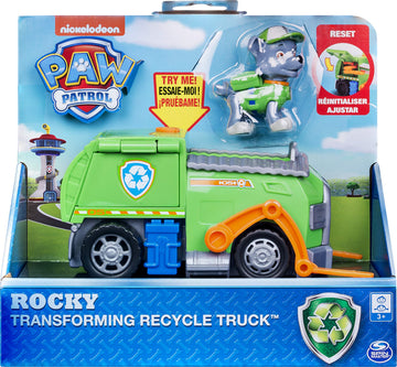 Paw Patrol Rocky’s Transforming Recycle Truck with Tools & Forklift, Multicolor, Model 6053387, for Ages 3 & Up