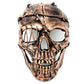 STORM BUY ] Steampunk Style Metallic Scary Horror Skeleton Mask for Halloween Costume Cosplay Party (Copper)