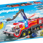 Playmobil Airport Fire Engine Building Set with Lights & Sound, Model 5337, Multi Color, Plastic Material