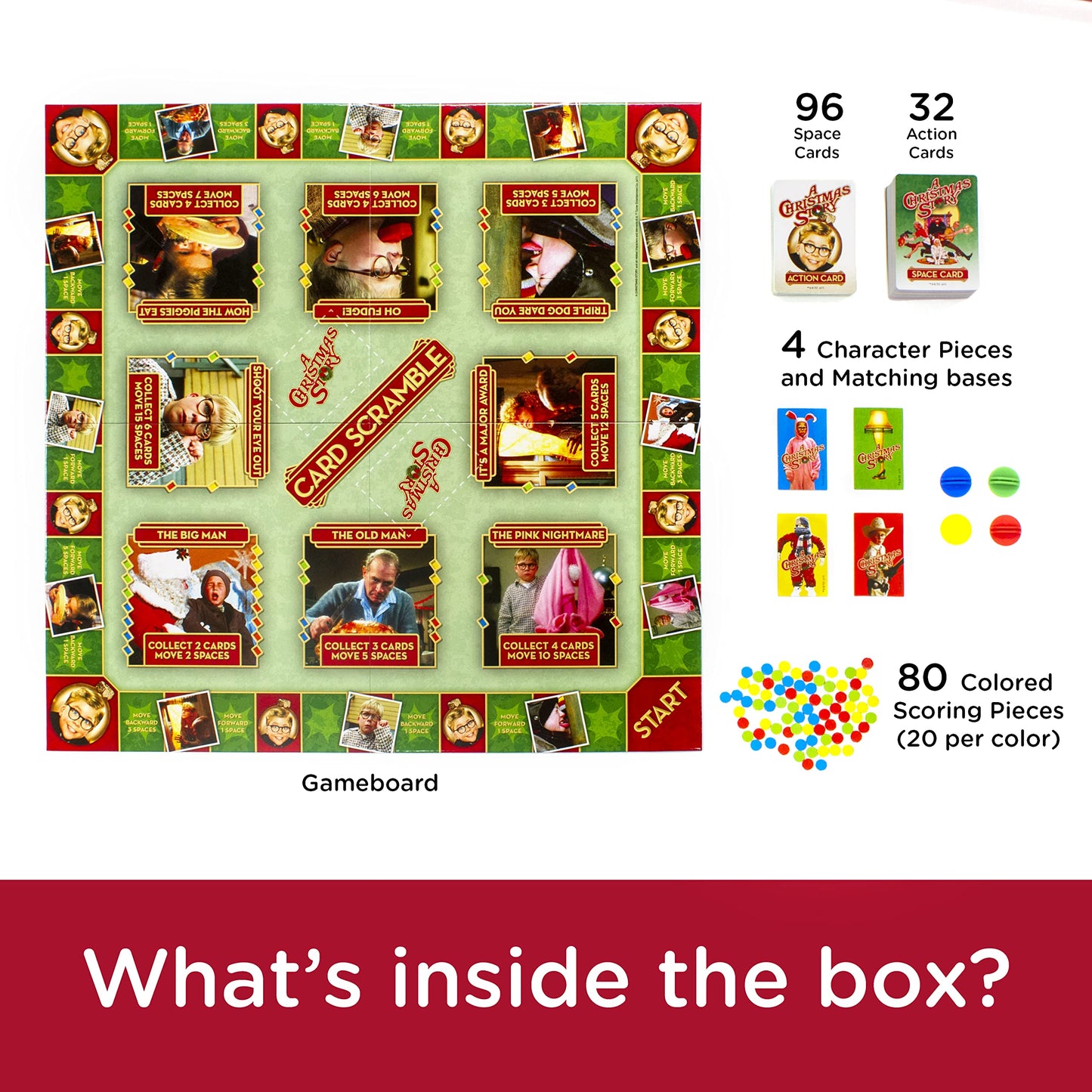 Aquarius - A Christmas Story Card Scramble Board Game