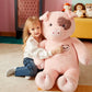 IKASA Jumbo Pig Stuffed Toy, 30'' Plush Animal, Premium Soft Material, Perfect Gift for Kids