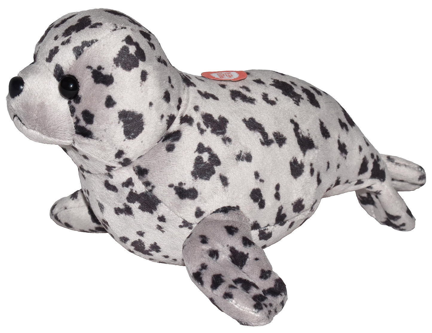 WILD REPUBLIC Harbor Seal Plush Toy, 8" Stuffed Animal, Authentic Sound, Eco-Friendly Material, Model 23318, Seal Harbor Color