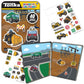 TCG Toys Tonka Magnetic Creations Tin - 40 Magnetic Pieces, Medium, Multicolor, Model 23052, Plastic Storage Solution