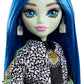 Monster High Ghoulia Yelps Doll - 10.3" Posable, Blue Hair, Multicolor, Model HHK58, Includes Pet & Accessories