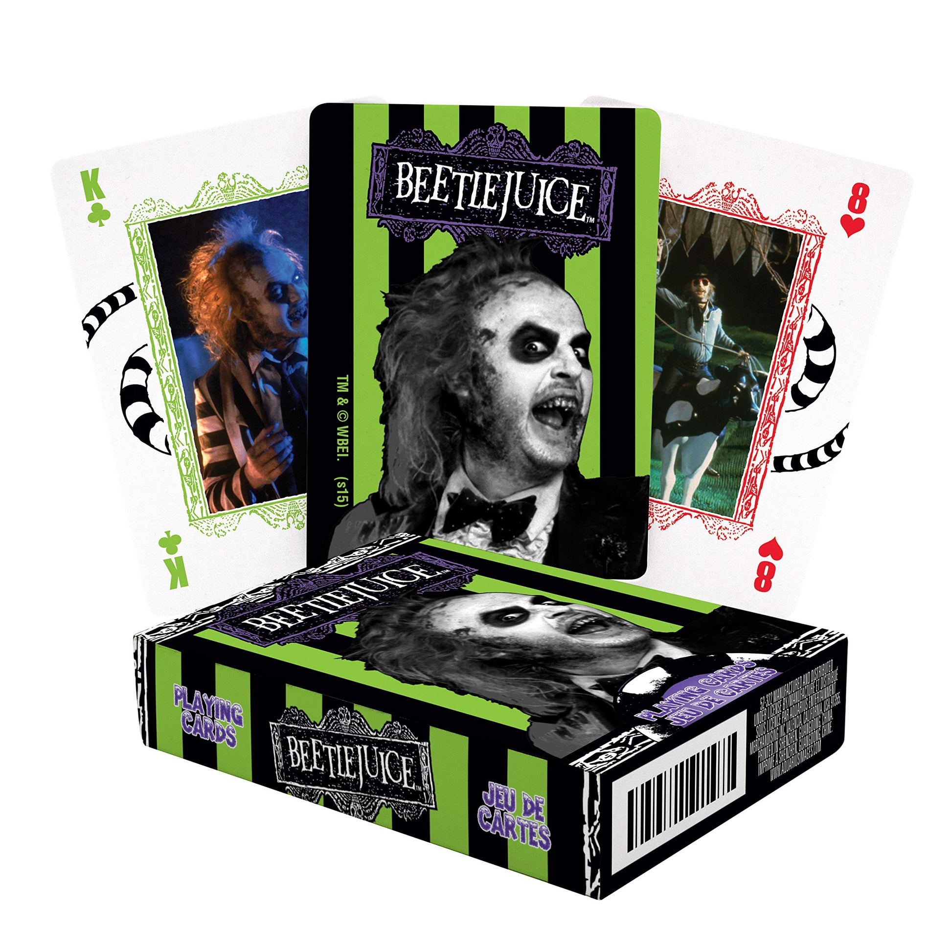 Aquarius Beetlejuice Playing Cards - Beetlejuice Themed Deck Of Cards For Your Favorite Card Games - Officially Licensed Merchan