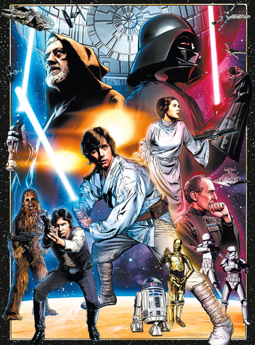 Star Wars Vintage Art: The Circle is Now Complete - 1000 Piece Jigsaw Puzzle