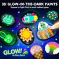 JOYIN Rock Painting Kit- Glow in The Dark Rock Kit, Arts and Crafts for Kids Ages 6-12, Art Supplies Toy, Kids Craft Paint Kits,