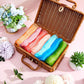 Toulite 100 Pcs Square Dance Scarves Bulk Juggling Play Silks Scarves 24 X 24 Inches Music Movement Dancing Performance Props Ac