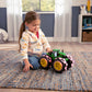 Tomy Monster Treads Lightning Wheels - Deluxe Rainbow Tractor - John Deere Tractor Toys - Light Up Monster Truck Toy With Rainbow Lights And Sounds - Ages 3 Years And Up