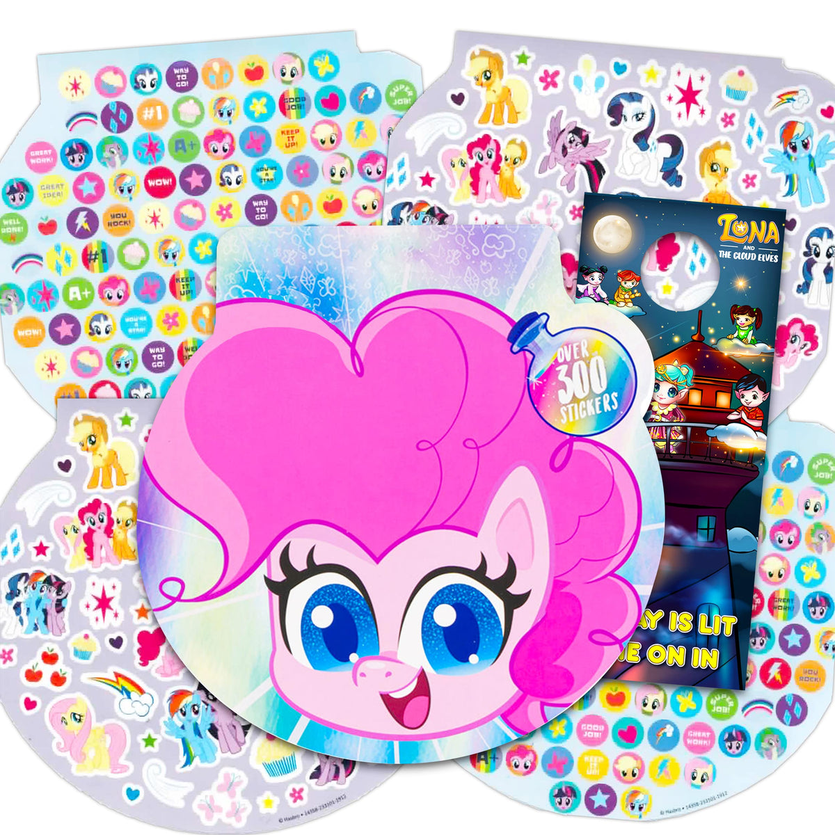 My Little Pony: The Movie  My Little Pony Stickers For Girls Boys  Over 600 Stickers Bundled Bundle With Specialty Door Hanger