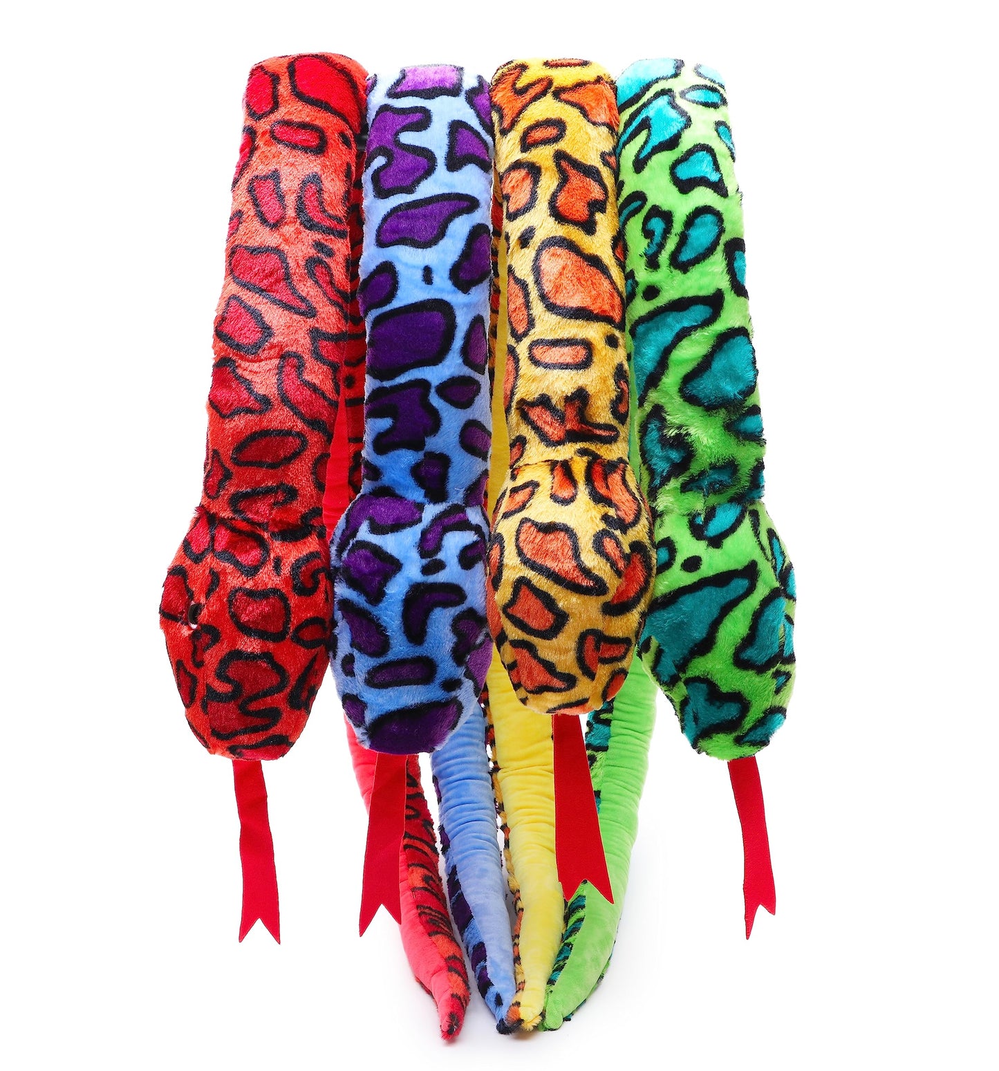 Toyland 170Cm (5.5Ft) Giant Two-Toned Plush Snake - 5 Assorted Designs - Children'S Soft Toys