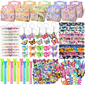 DMIGHT Butterfly Party Favors Fairy Birthday Party Supplies for Girls Kid Toy Gift Prize Goodie Bag Stuffer Butterfly Decoration