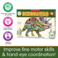 The Learning Journey: Wildlife World - Dinosaurs Puzzle - 200Pcs Challenging Jigsaw Puzzles - Intellectual Game Learning Educati