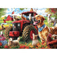 Miniwan 1000 Piece Farm Animals Jigsaw Puzzle - Classic Barnyard Scene, Challenging Adult Puzzle For Game Nights 27.5X19.7 Inch