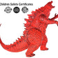 Twcare Fire Godzilla Vs. Kong 2021 Toy Burning Action Figure: Flaming King Of The Monsters, Movie Series Movable Joints Soft Vinyl, Travel Bag
