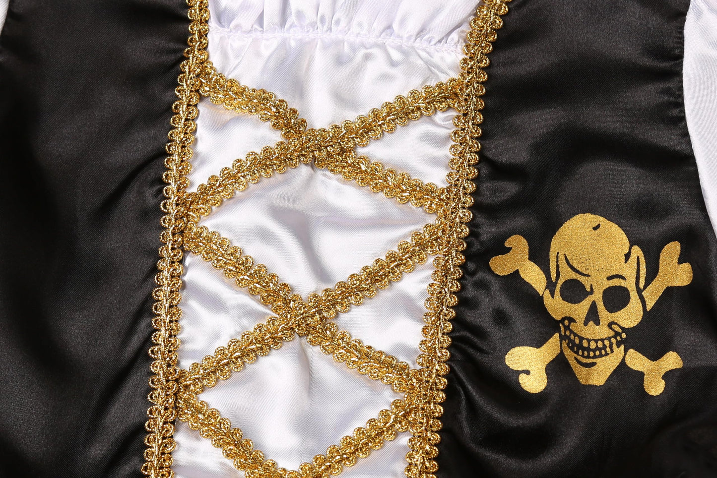 Bordazor Pirate Costume For Girls Pirate Cosplay Dress Up Set For Halloween (7-9 Years)