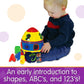 The Learning Journey Rocket Shape Sorter - Multi Color, Plastic, Medium, Model 204207 - Educational Toy for Toddlers 12 Months+