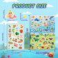 3200+PCS Stickers for Kids, 102 Sheets Cartoon Animal Sticker for Toddlers, Reward Cute Stickers 18 Theme for School Teachers St