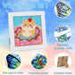 Libfx Diamond Art Kits for Kids with Frame Diamond Art for Girls Boys Beginners Arts and Crafts Ages 8-12 Birthday Gifts (Hamste