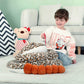 Ikasa Giant Snake Stuffed Animal Plush Toy,106' Large Rattlesnake Cute Jumbo Soft Toys,Huge Big Size Fluffy Plushy Fat Plushie,Gifts For Kids