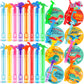 Joyin 32 Packs Valentine'S Day Gift Cards With Mini Bubble Wands For Kids, Valentine'S Party Favor, Valentine'S Classroom Exchan